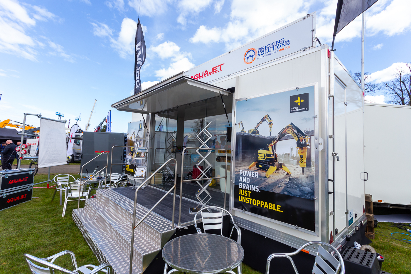 Brokk T122 Scotplant SMR (10) Outdoor exhibition trailer hire