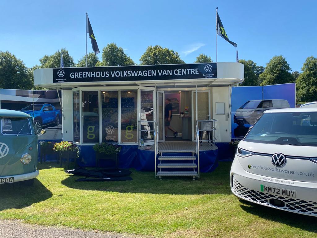 T101 Greenhous Volkswagen Shrewsbury Flower Show August 2023 (3) hospitality unit hire for VW